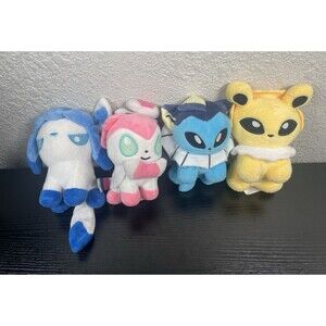 Pokemon Center Pokedoll 2013-2020 Japan Plush Lot of 4 Eeveelution Sylveon ETC